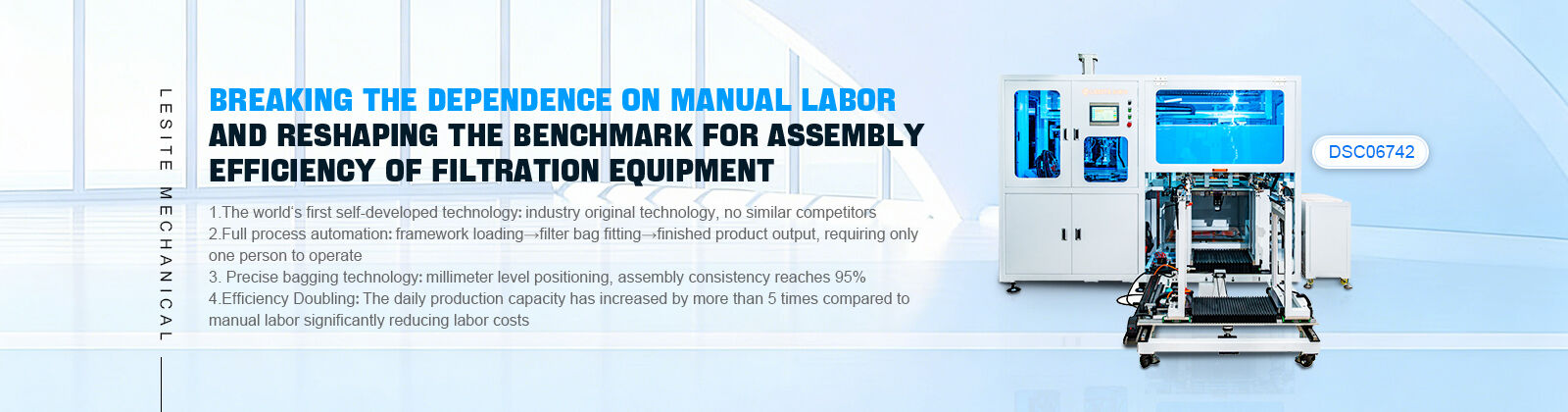 Luchtfilter die Machine maken