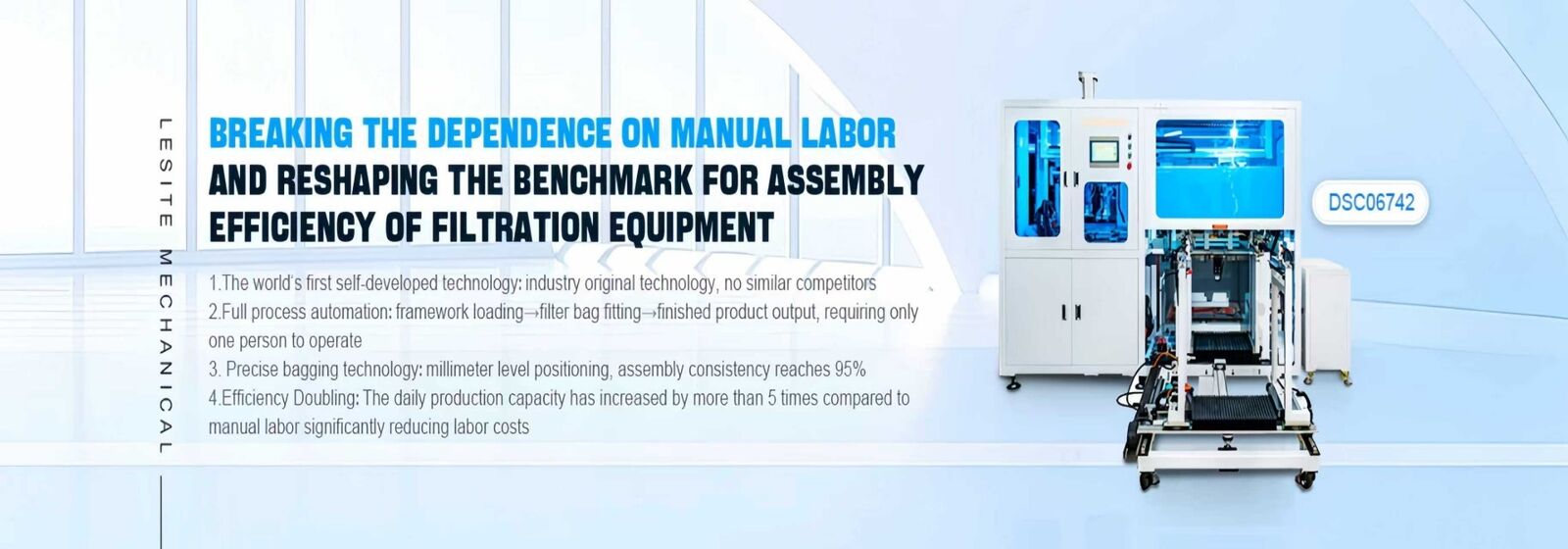 Luchtfilter die Machine maken