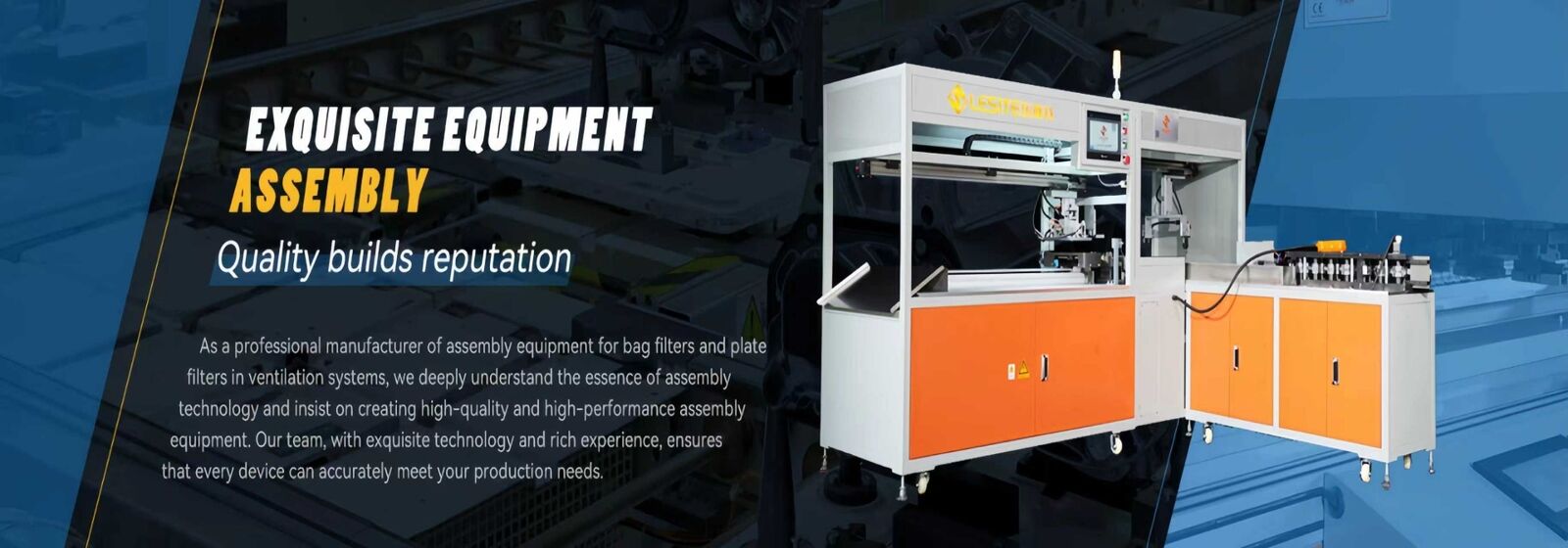 Zakfilter die Machine maken