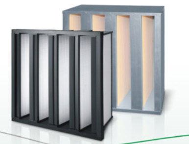 Gecombineerd filter met middelmatig rendement / HEPA-gecombineerd filter Uitbreidbaar filtratiegebied