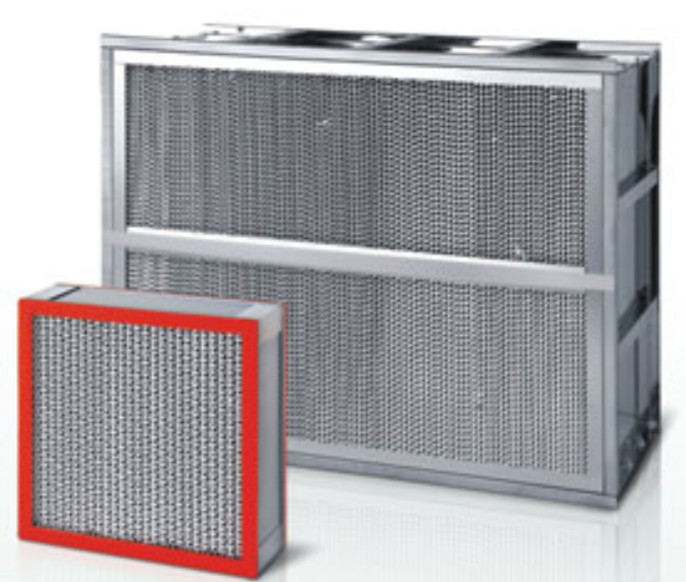 Hoge efficiëntie Hoge temperatuur HEPA-filter Hoge temperatuurweerstand Hoge efficiëntie