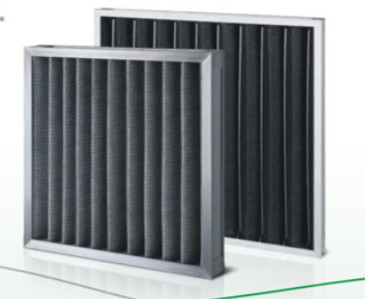 Gegalvaniseerd gaas Aluminium gaas Geactiveerd koolstof Geplete luchtfilter kan worden gevouwen