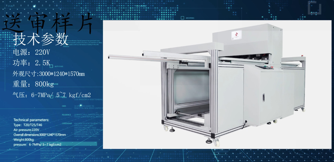 1.5KW automatische Pneumatische Afdekkende Pers voor Zakfilter