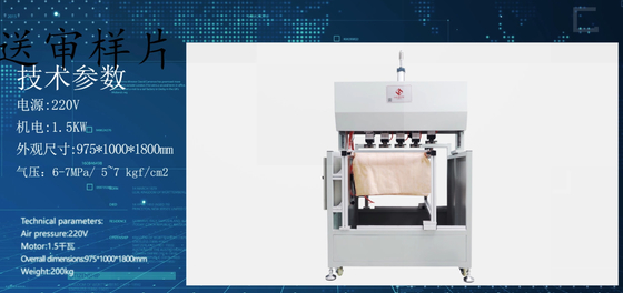 6.5 - 7Pa semi Automatische Luchtfilter Productiemachine
